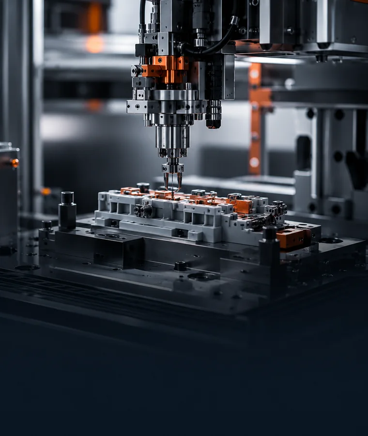 Precision moulding and assembly for electrical components