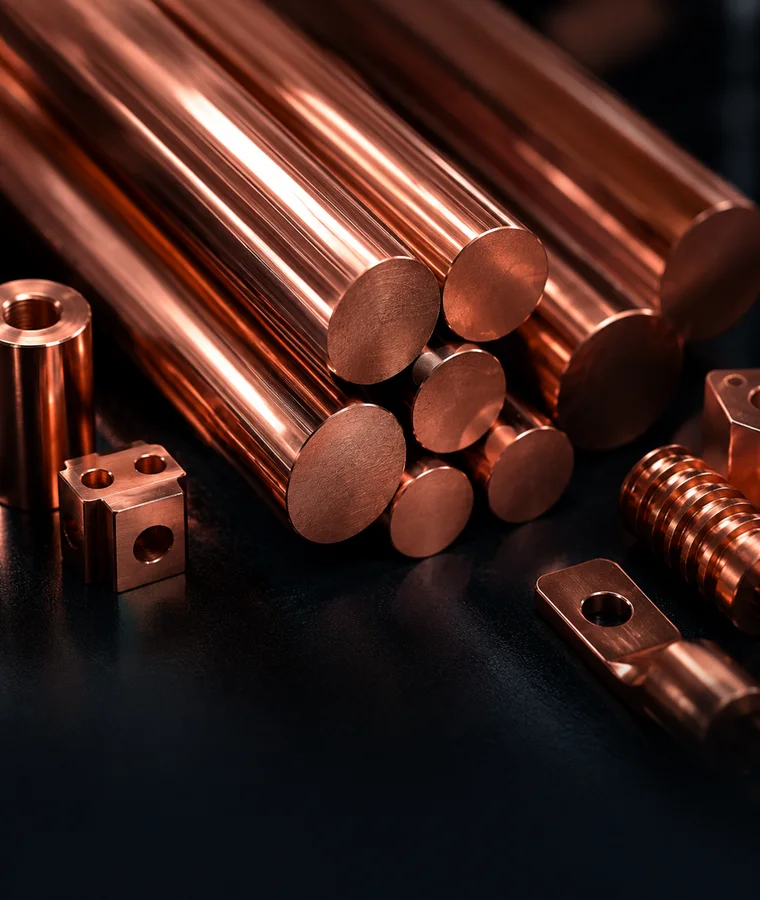 High conductivity copper parts for low voltage electrical products